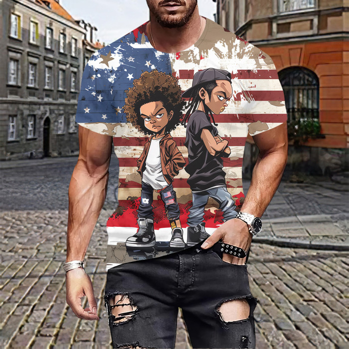 China warehouse 1pcs Polyester T-Shirt,US size