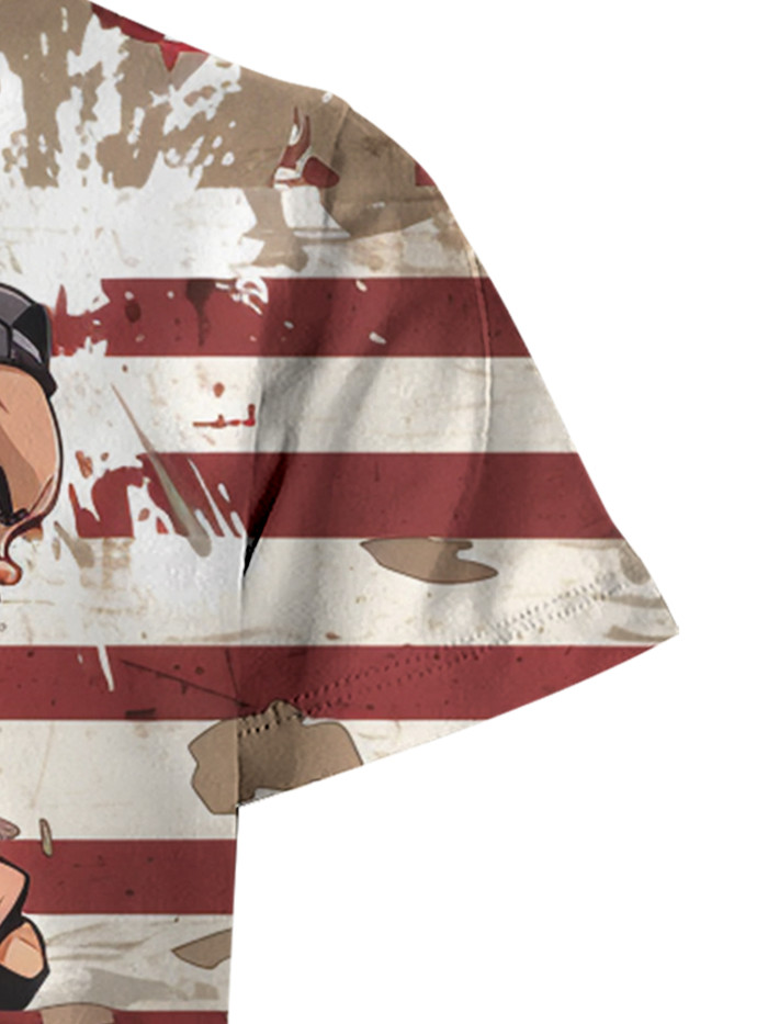 China warehouse 1pcs Polyester T-Shirt,US size