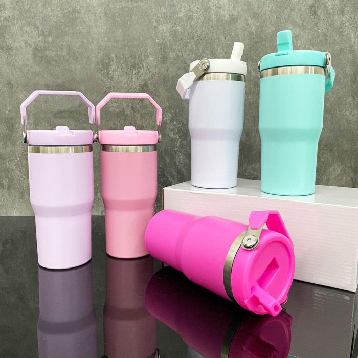 China Warehouse 20oz matte colored sublimation tumbler