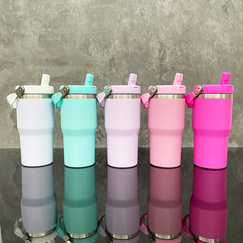 China Warehouse 20oz matte colored sublimation tumbler