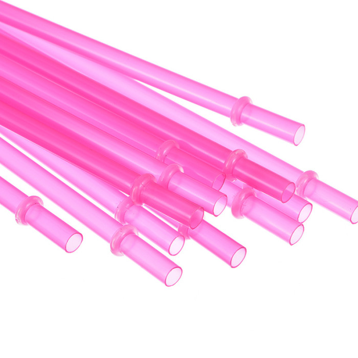 China Warehouse 240 pcs 23cm PP plastic Colorful Reuseable Straws