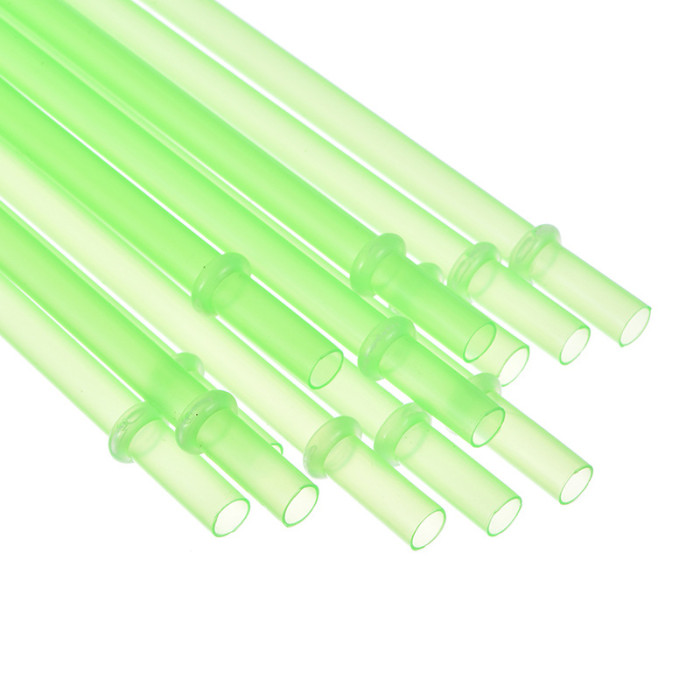 China Warehouse 240 pcs 23cm PP plastic Colorful Reuseable Straws