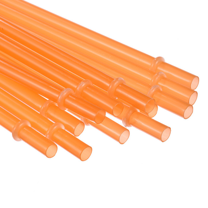 China Warehouse 240 pcs 23cm PP plastic Colorful Reuseable Straws