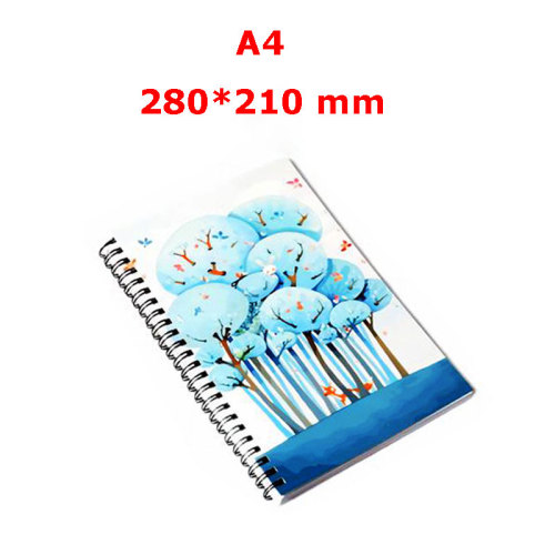 China warehouse Sublimation A4 Notebooks with 60 papges