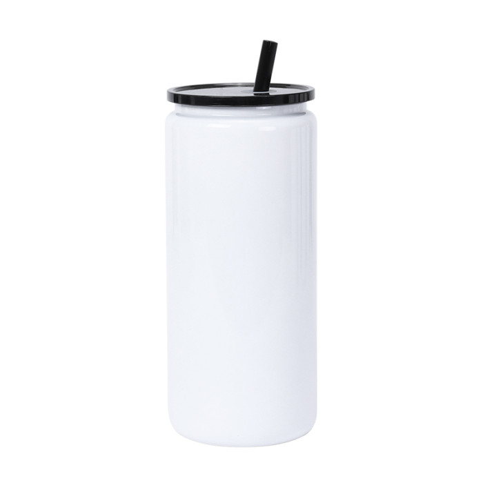 China Warehouse 16oz White Stainless Steel Sublimation Blanks Cups