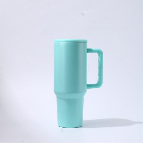 China Warehouse 40oz matte sublimation tumblers with handle