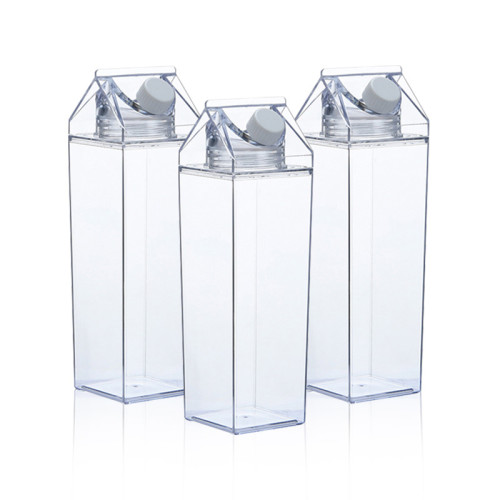 Clearance Sale US Warehouse 40oz milk carton shape bottle