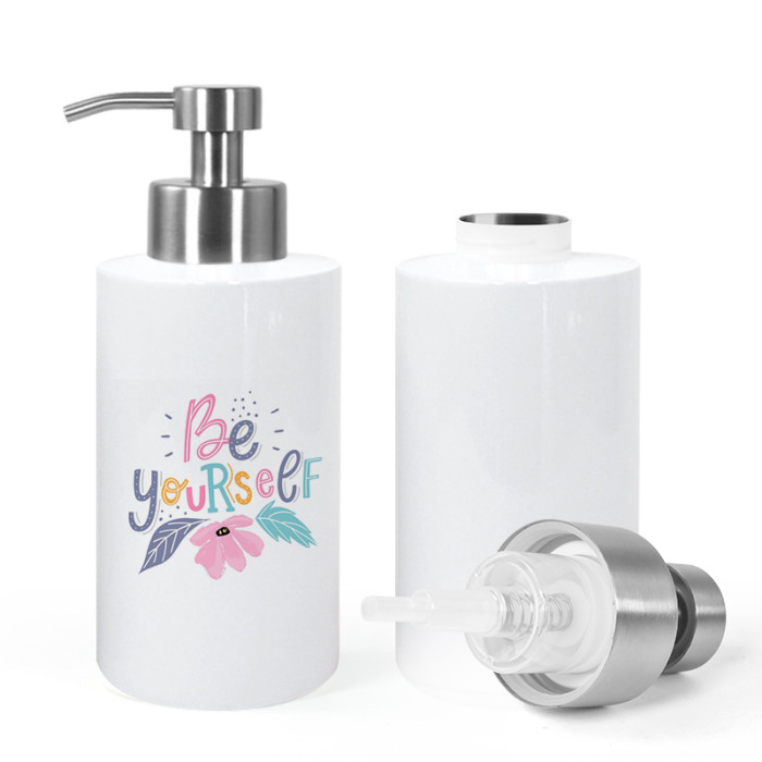US Warehouse 18oz sublimation Blanks Soap Dispensers