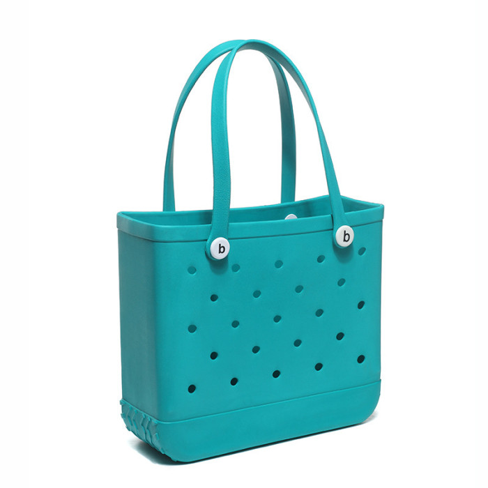 China Warehouse 12pcs Big Size EVA Beach Bags