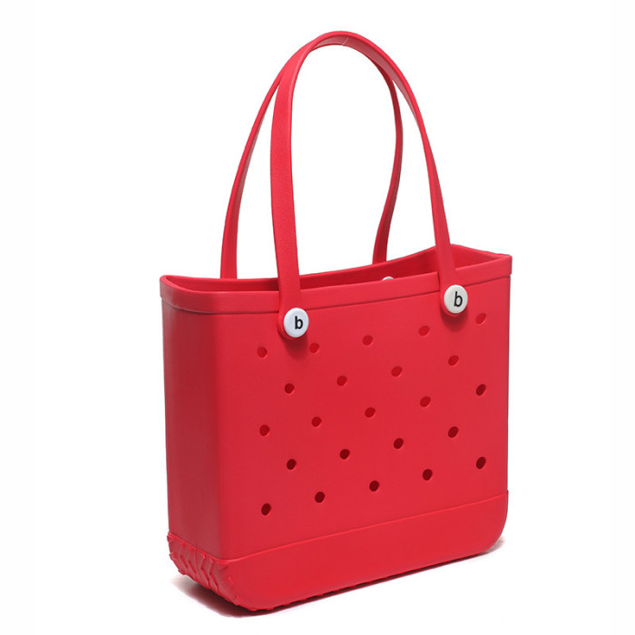 China Warehouse 30pcs Small Size EVA Beach Bags