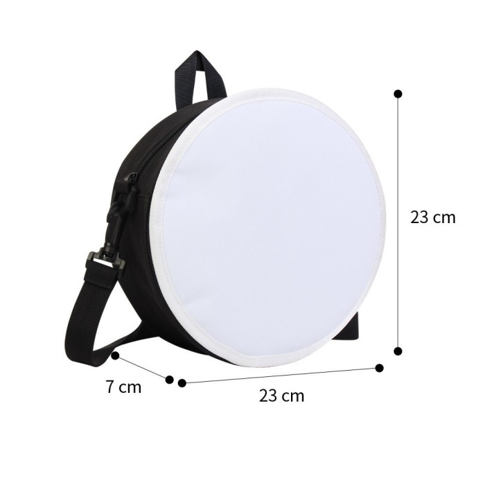 China warehouse Mini Sublimation Round Backpack