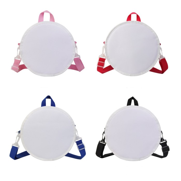 China warehouse Mini Sublimation Round Backpack