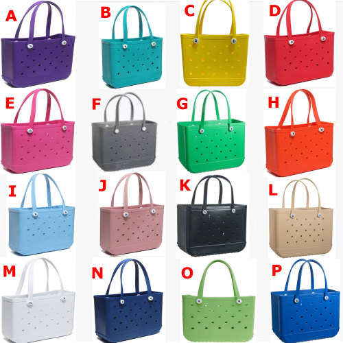 China Warehouse 12pcs Big Size EVA Beach Bags
