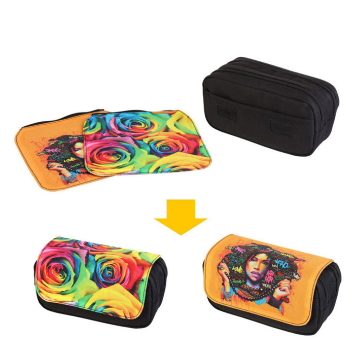 China warehouse 60pcs Sublimation Makeup Bag