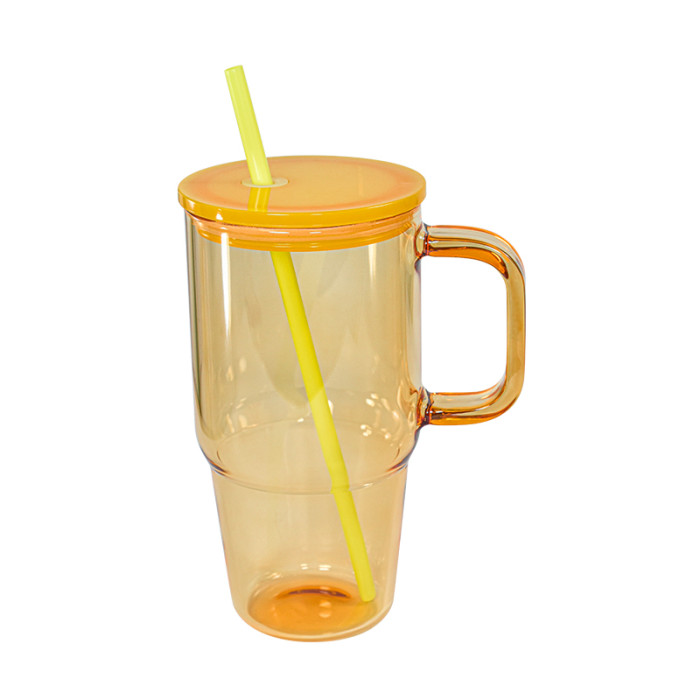 China warehosue 20oz Colored Sublimation Glass Tumblers