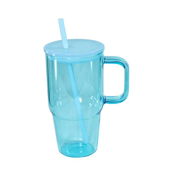 China warehosue 20oz Colored Sublimation Glass Tumblers