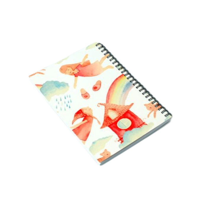 China warehouse Sublimation A6 Notebooks with 60 papges