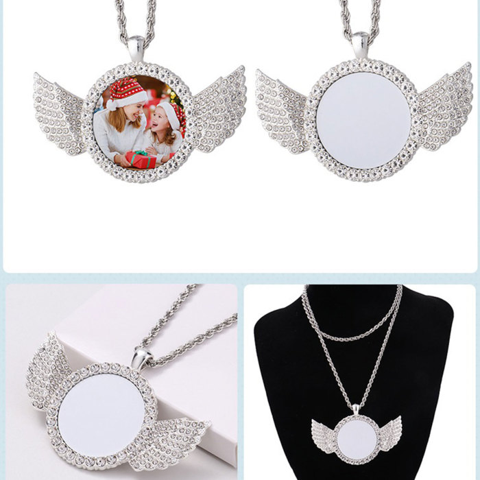 China Warehouse Sublimation Necklace