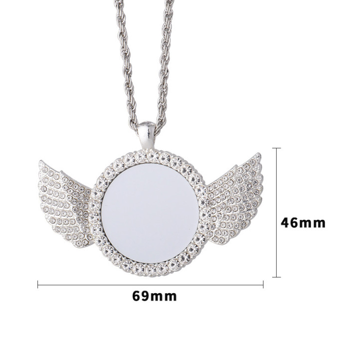 China Warehouse Sublimation Necklace