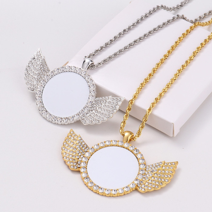 China Warehouse Sublimation Necklace