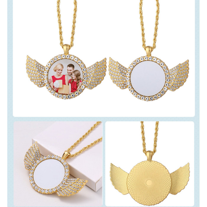 China Warehouse Sublimation Necklace