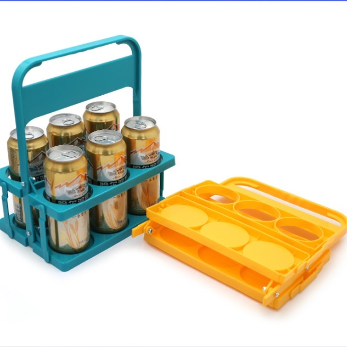 China Warehouse PP plastic  Foldable Beer/Cup Rack/Holder