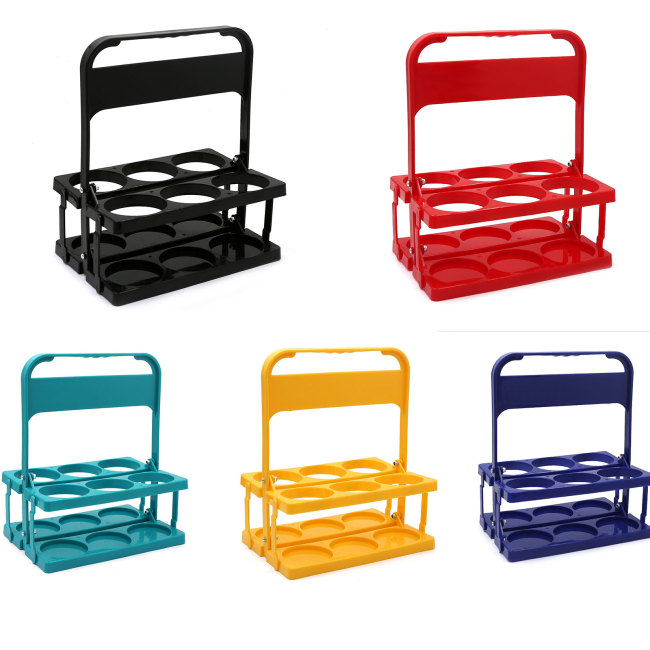 China Warehouse PP plastic  Foldable Beer/Cup Rack/Holder