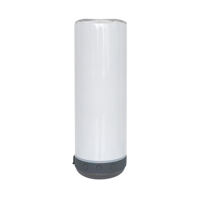 US Warehouse 20oz Sublimation Straight Tumbler with Gray Speaker