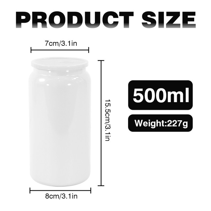 China Warehouse Stainless Steel 16oz Sublimation Cup