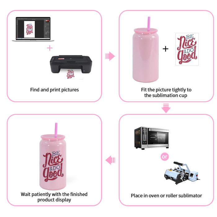 China Warehouse Stainless Steel 16oz Sublimation Cup