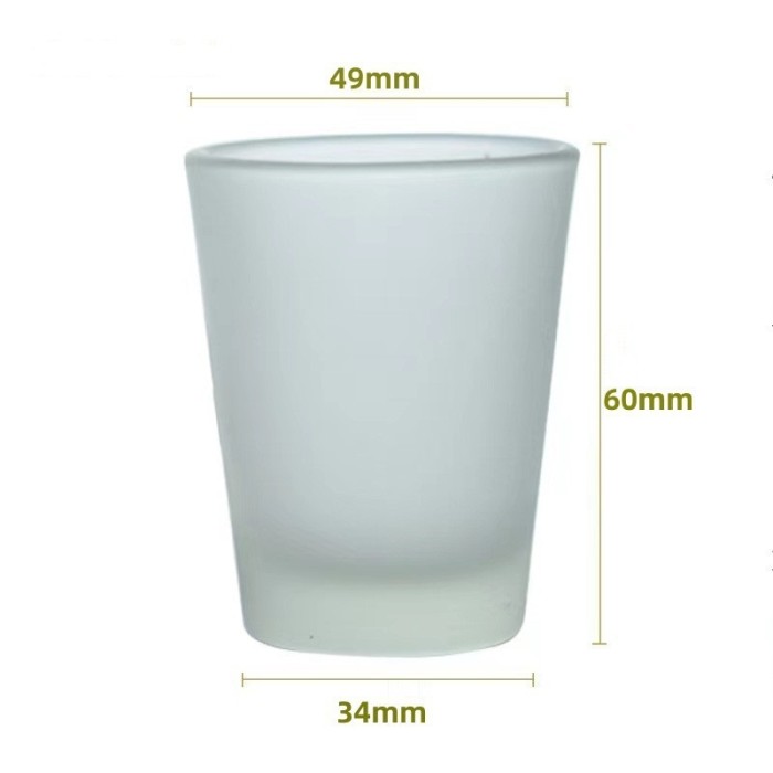 RTS US Warehouse 144pcs 1.5oz Sublimation Liquor Vodka Shot Glass