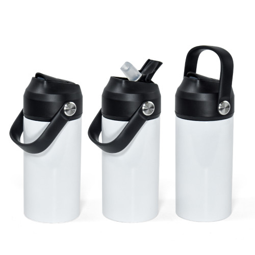 RTS US Warehouse flat bottom 12oz sublimation kids water bottle