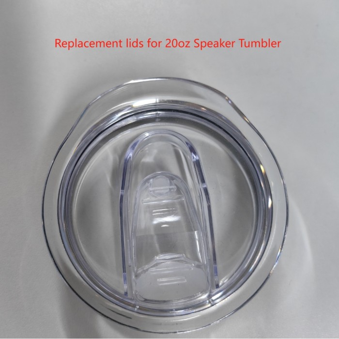 China Warehouse Replacement Clear plastic lids for 20oz speaker tumbler(only lids)