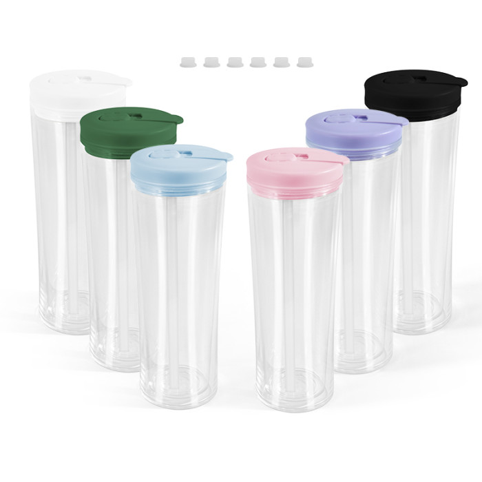 China warehosue Plastic 20oz Snow Globe Cup,BPA FREE