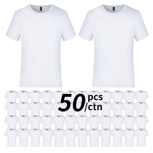 US warehouse Quick Drying Ice Cold Cool Feeling Sublimation White T-Shirt