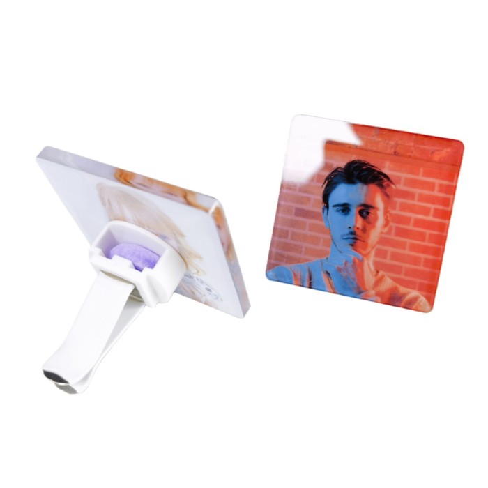 China warehouse Sublimation Acrylic Car Aromatherapy Clip