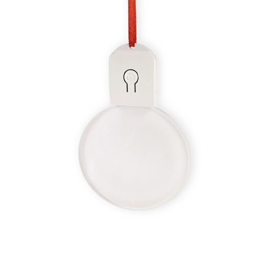 China Warehouse Christmas Acrylic  Round Sublimation Blanks LED light(Acrylic Plate For Sublimation)