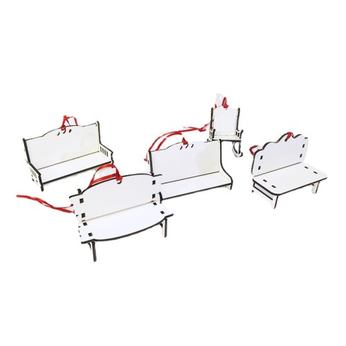 China Warehouse Sublimation MDF Memorial Benches(double side for sublimation)