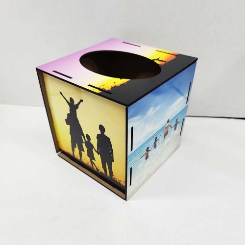 China Warehouse Sublimation MDF Tissue Box