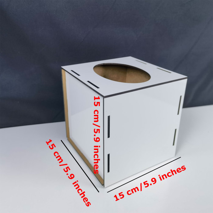 China Warehouse Sublimation MDF Tissue Box