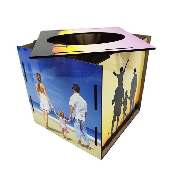 China Warehouse Sublimation MDF Tissue Box