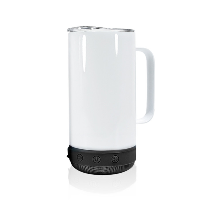 China Warehouse 14oz Sublimation Straight Speaker Tumbler Music Tumbler
