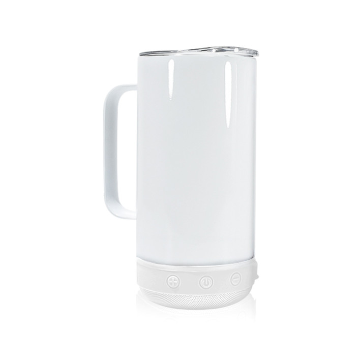 China Warehouse 14oz Sublimation Straight Speaker Tumbler Music Tumbler