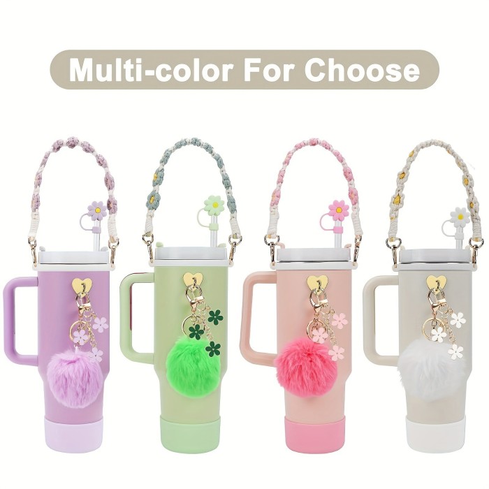 China Warehouse 18pcs 40oz tumblers Decoration Accessories Sets