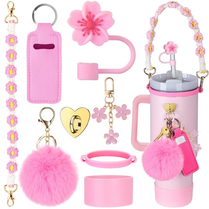 China Warehouse 20pcs 40oz tumblers Decoration Accessories Sets