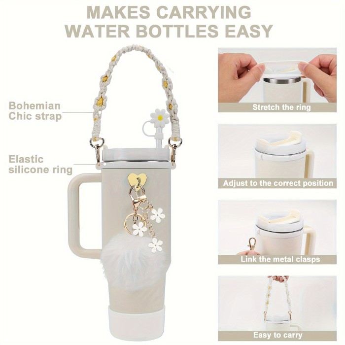 China Warehouse 18pcs 40oz tumblers Decoration Accessories Sets