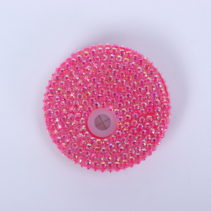 China Warehouse Replacement Rhinestone Plastic Lids for 16oz glass Cup