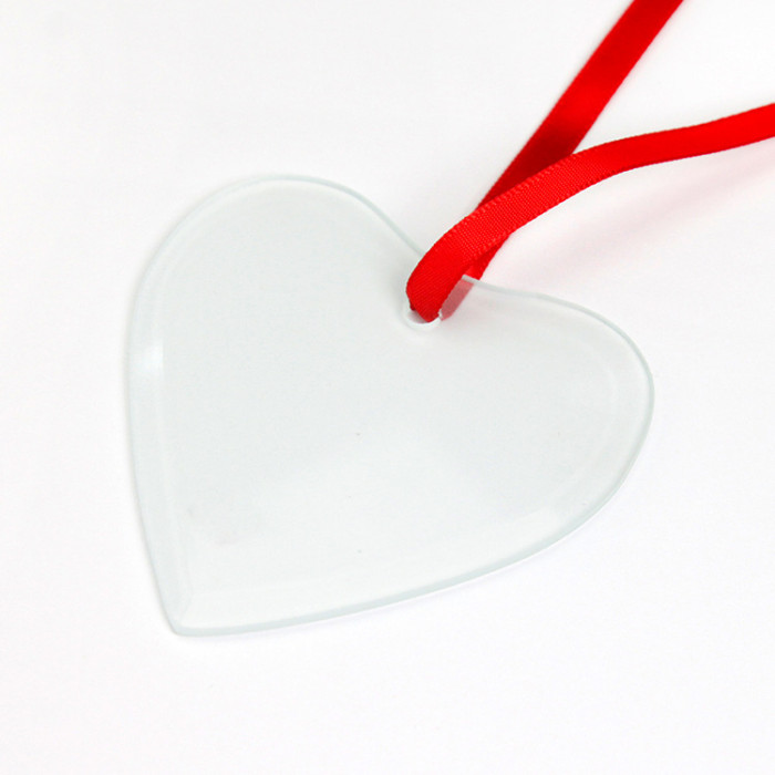 China warehouse 3 inches sublimation glass ornaments