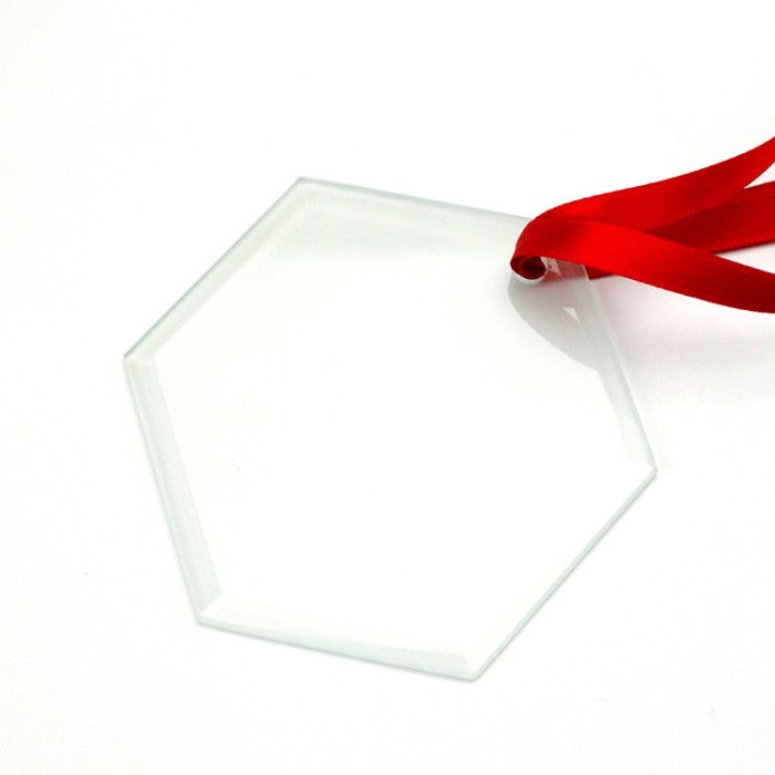 China warehouse 3 inches sublimation glass ornaments