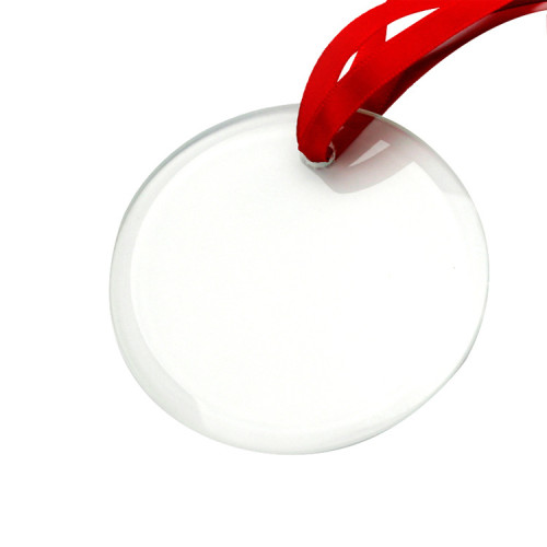 China warehouse 3 inches sublimation glass ornaments